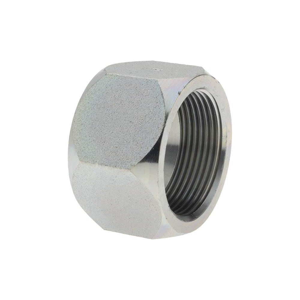 Parker Steel Flared Tube Cap: 1-1/4" OD, 37 deg Flared Angle - BD-20 FNTX-S-1