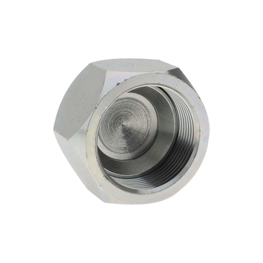 Parker Steel Flared Tube Cap: 1-1/4" OD, 37 deg Flared Angle - BD-20 FNTX-S-1