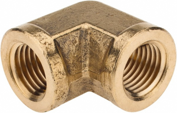 Parker Industrial Pipe 90 ° Female Elbow: 1/2" Female Thread, FNPTF - KP79141