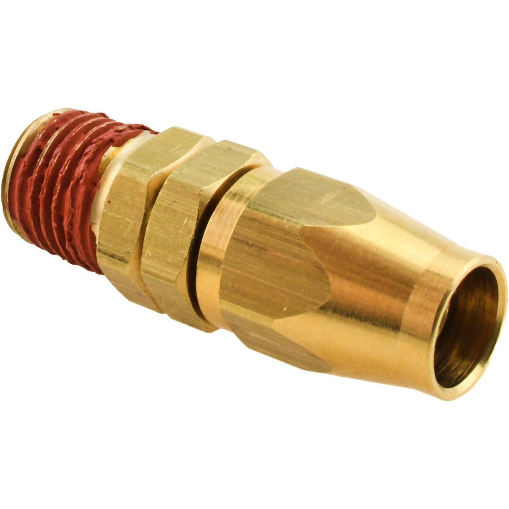 Coilhose Pneumatics 3/8 NPT, Brass Reusable Hose Male Swivel Fitting - PSM0606