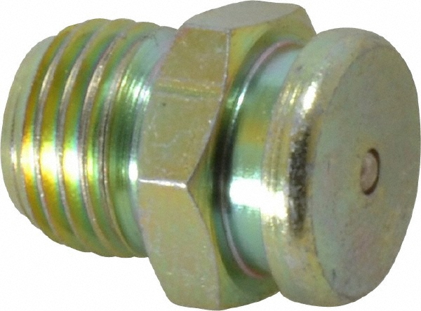 Parker Flareless Bite-Type Tube Male Elbow: 1/4" NPTF, 3/8" Tube OD, Steel - 6 CBU-S