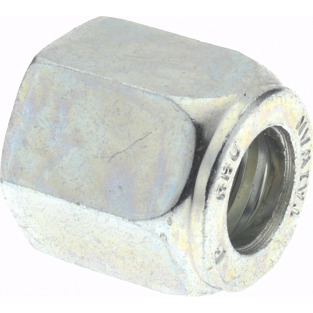 Parker Flareless Bite-Type Tube Male Elbow: 1/4" NPTF, 3/8" Tube OD, Steel - 6 CBU-S
