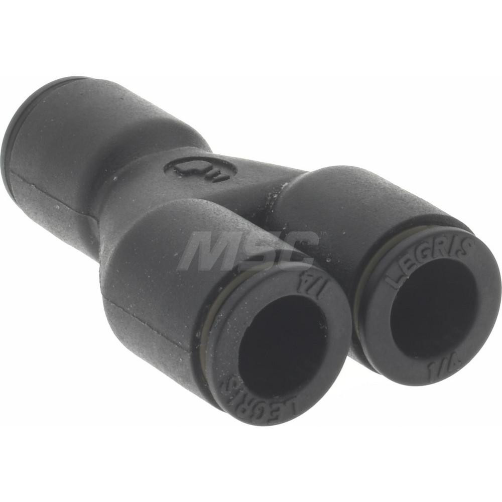 Legris Push-to-Connect Tube x Tube Fitting: Union Y, 1/4" OD - 3140 56 00