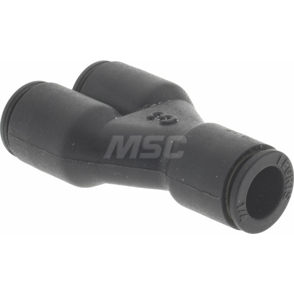 Legris Push-to-Connect Tube x Tube Fitting: Union Y, 1/4" OD - 3140 56 00
