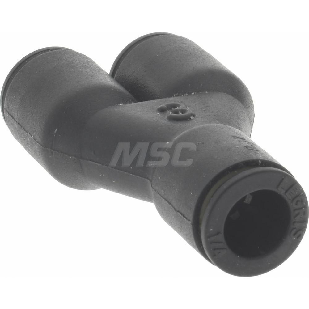 Legris Push-to-Connect Tube x Tube Fitting: Union Y, 1/4" OD - 3140 56 00