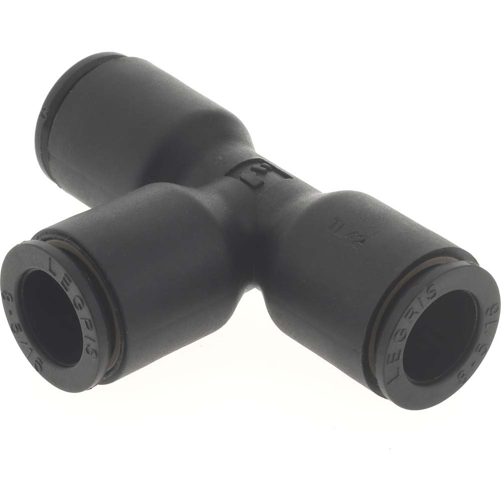 Legris Push-to-Connect Tube x Tube x Tube Fitting: Union, 5/16" OD - 3104 08 00