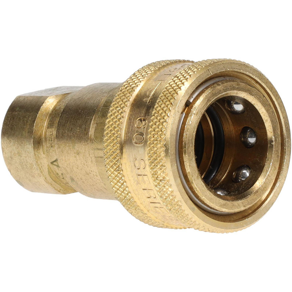 Parker Hydraulic Hose Female Pipe Rigid Coupler Fitting: 3/8", 1,000 psi - BH3-60