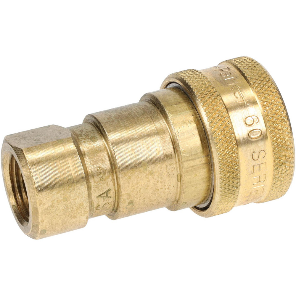 Parker Hydraulic Hose Female Pipe Rigid Coupler Fitting: 3/8", 1,000 psi - BH3-60