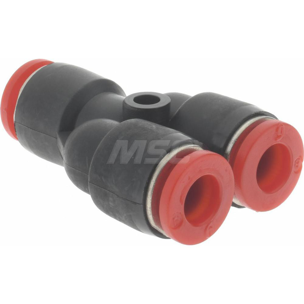 Norgren Push-to-Connect Tube x Tube Fitting: Union Y, 6.00 mm OD - C00820600