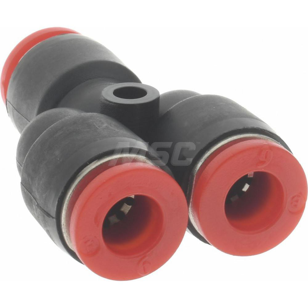 Norgren Push-to-Connect Tube x Tube Fitting: Union Y, 6.00 mm OD - C00820600