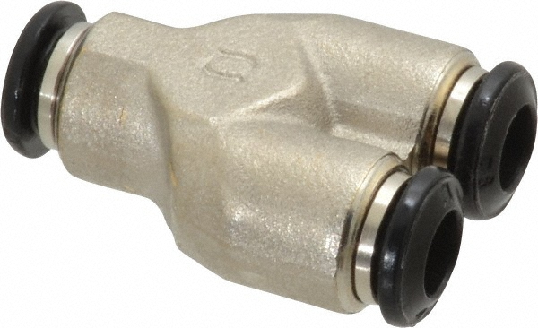 Norgren Push-to-Connect Tube x Tube Fitting: Union Y, 6.00 mm OD - C00820600