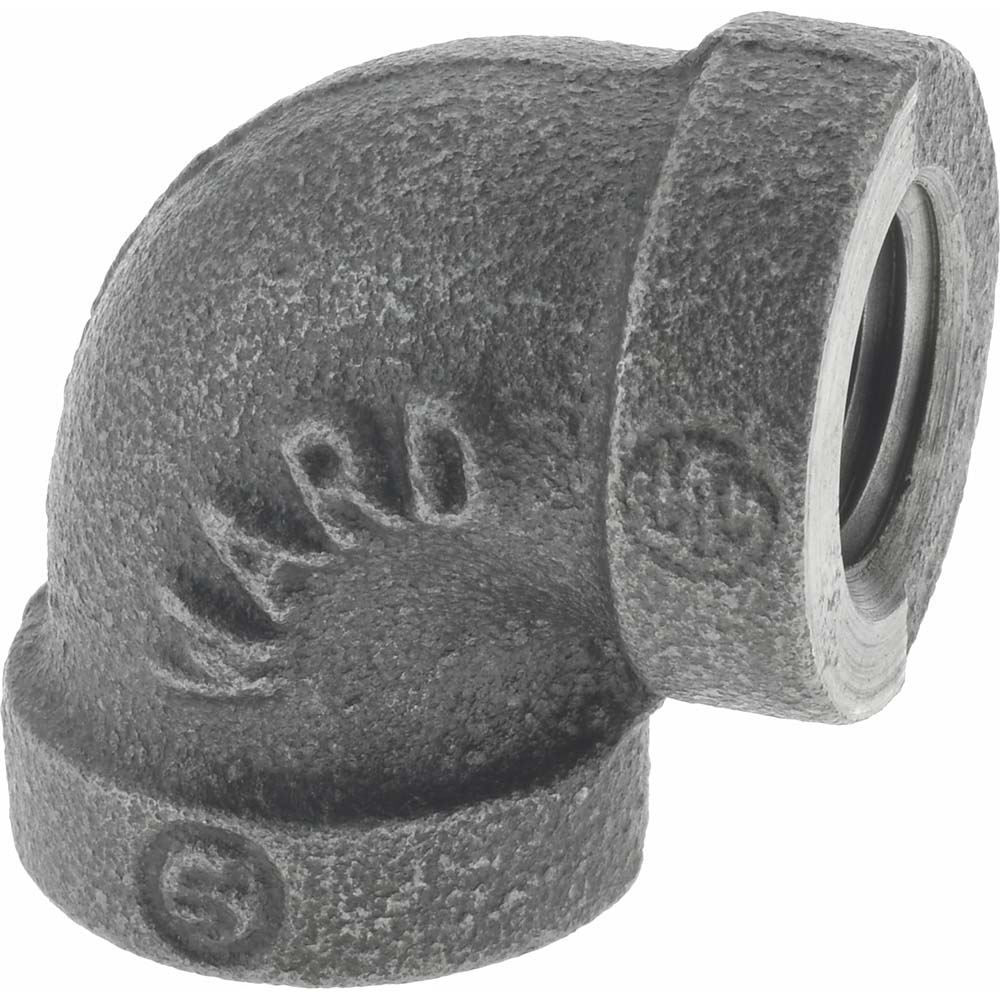Value Collection Black 90 deg Elbow: 1-1/2", Threaded - MDB90 40-2 300#
