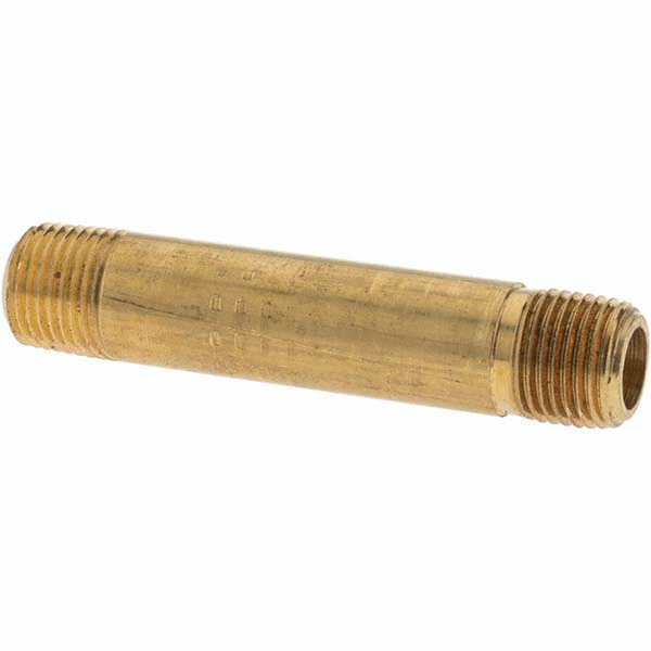 Parker Industrial Pipe Long Nipple: 1/8" Male Thread, MNPTF - MP11099-2