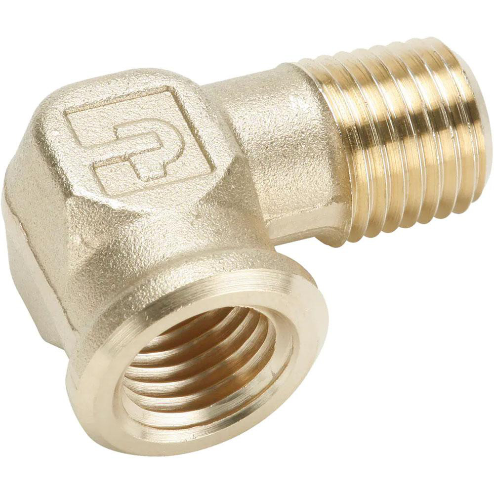 Parker Industrial Pipe Long Nipple: 1/8" Male Thread, MNPTF - MP11099-2
