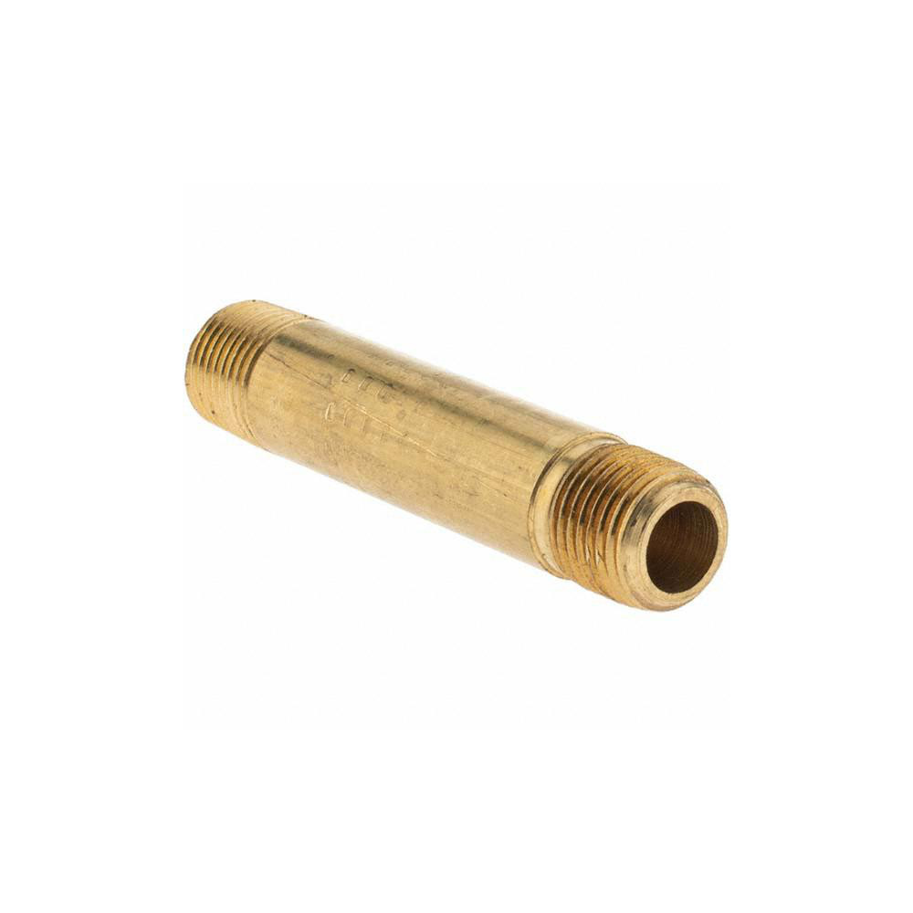 Parker Industrial Pipe Long Nipple: 1/8" Male Thread, MNPTF - MP11099-2