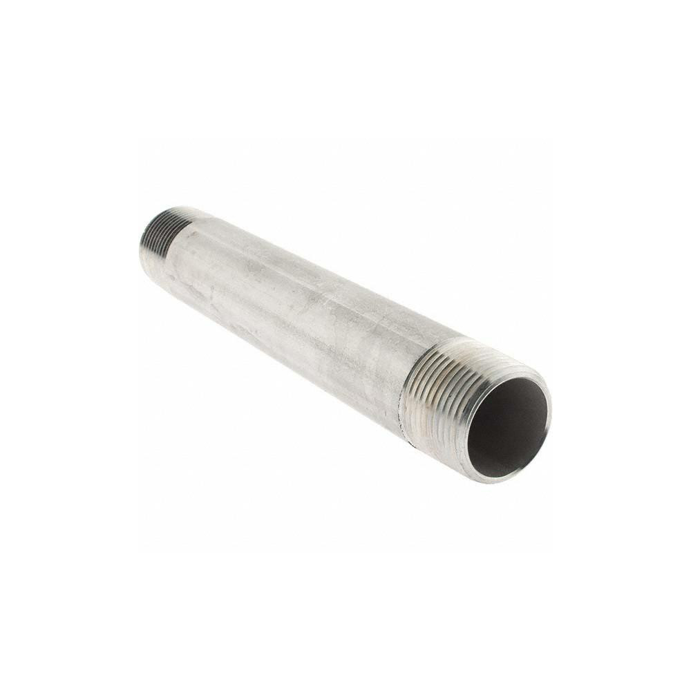 Value Collection Stainless Steel Pipe Nipple: 3/4" Pipe, Grade 304 & 304L - 4BN3/4*6