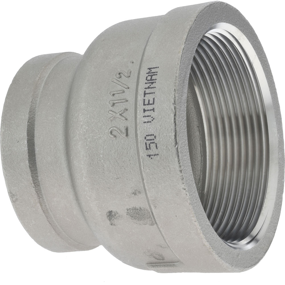 Merit Brass Pipe Reducer: 2 x 1-1/2", 304 Stainless Steel - K412-3224