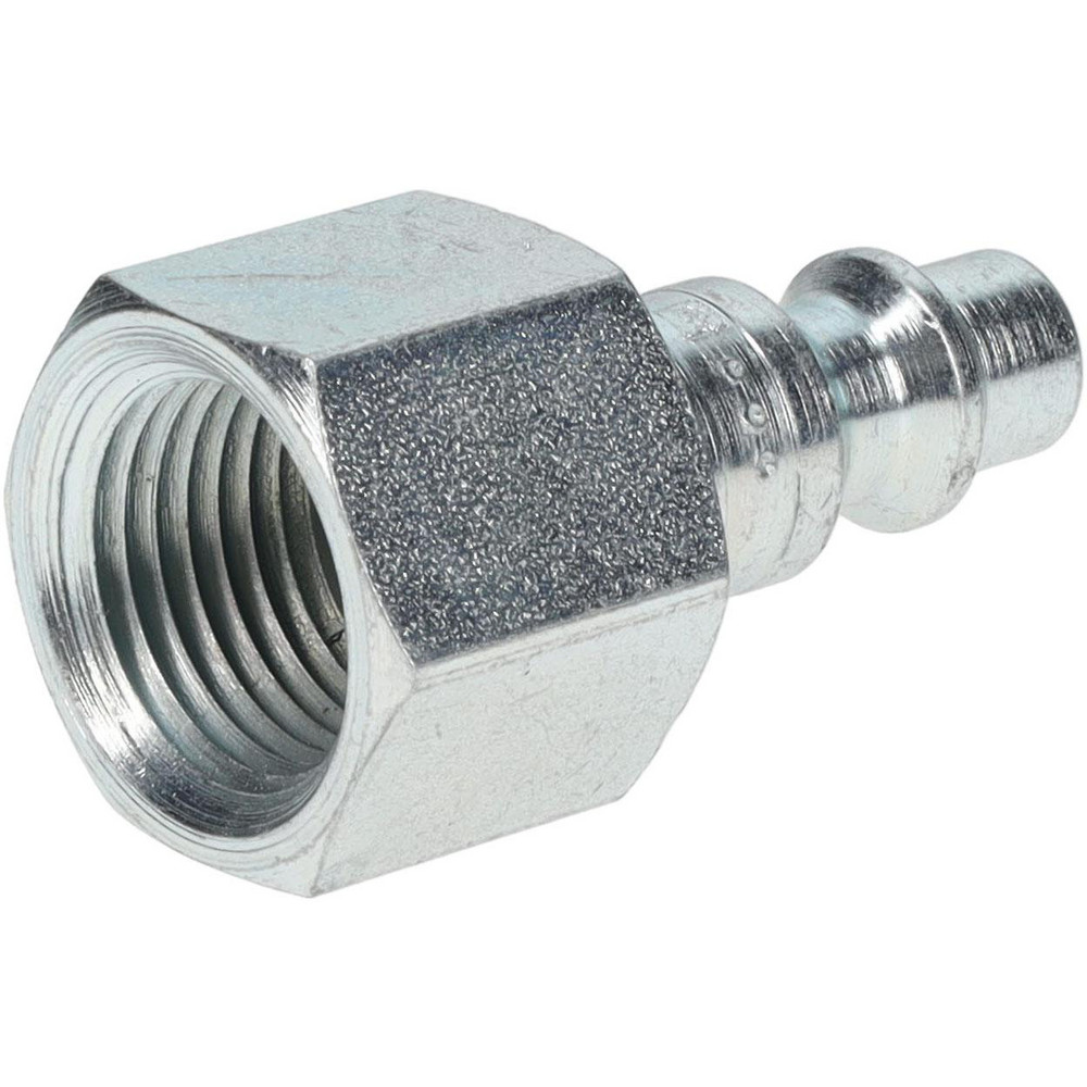 Parker Pneumatic Hose Coupling: 3/8-18, 1/4" Body Dia, Industrial Interchange - H3C-E-787