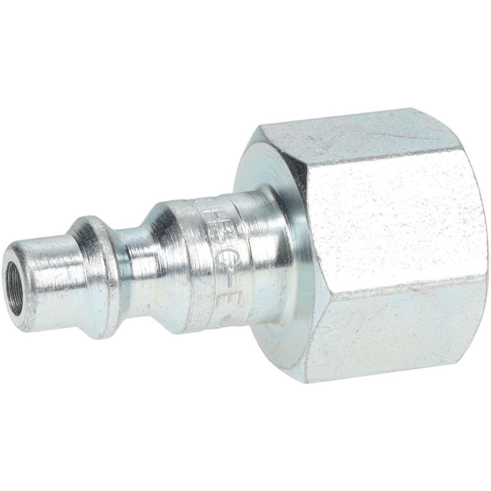 Parker Pneumatic Hose Coupling: 3/8-18, 1/4" Body Dia, Industrial Interchange - H3C-E-787