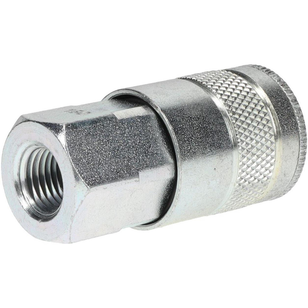 Parker Pneumatic Hose Coupling: 1/4-18, 3/8" Body Dia, Tru-Flate Automotive Interchange - 15C