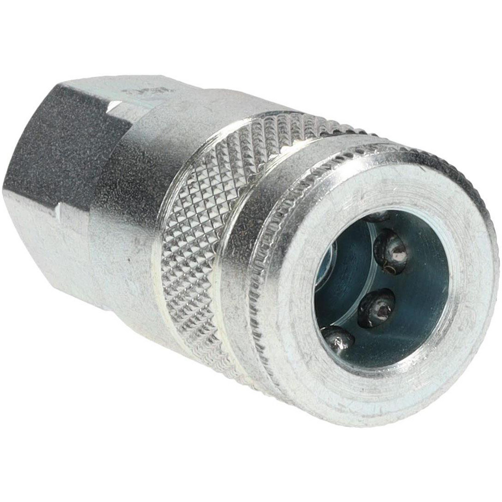 Parker Pneumatic Hose Coupling: 1/4-18, 3/8" Body Dia, Tru-Flate Automotive Interchange - 15C