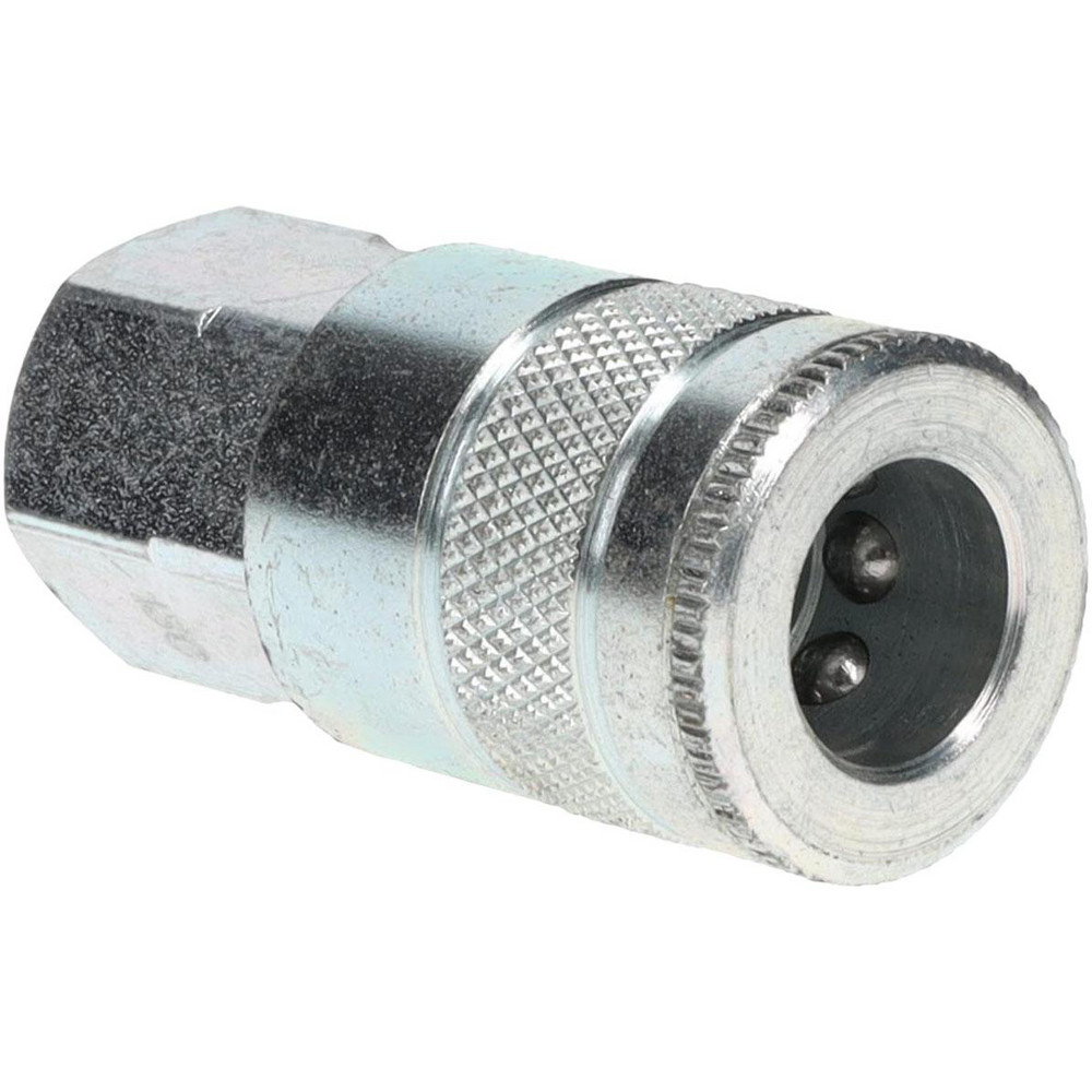 Parker Pneumatic Hose Coupling: 1/4-18, 3/8" Body Dia, Tru-Flate Automotive Interchange - 15C