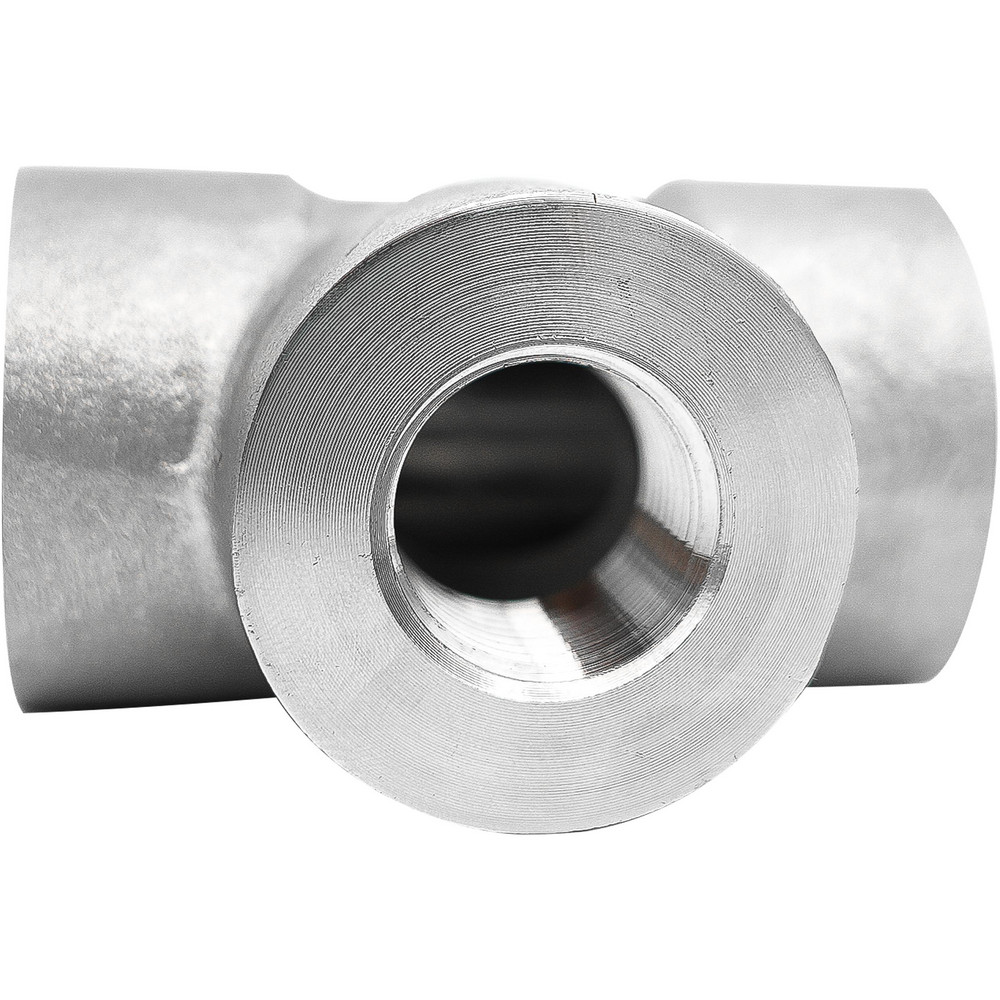 Value Collection Pipe Tee: 1/2", 304 & 304L Stainless Steel - LDTFFF  15-NPT-3000