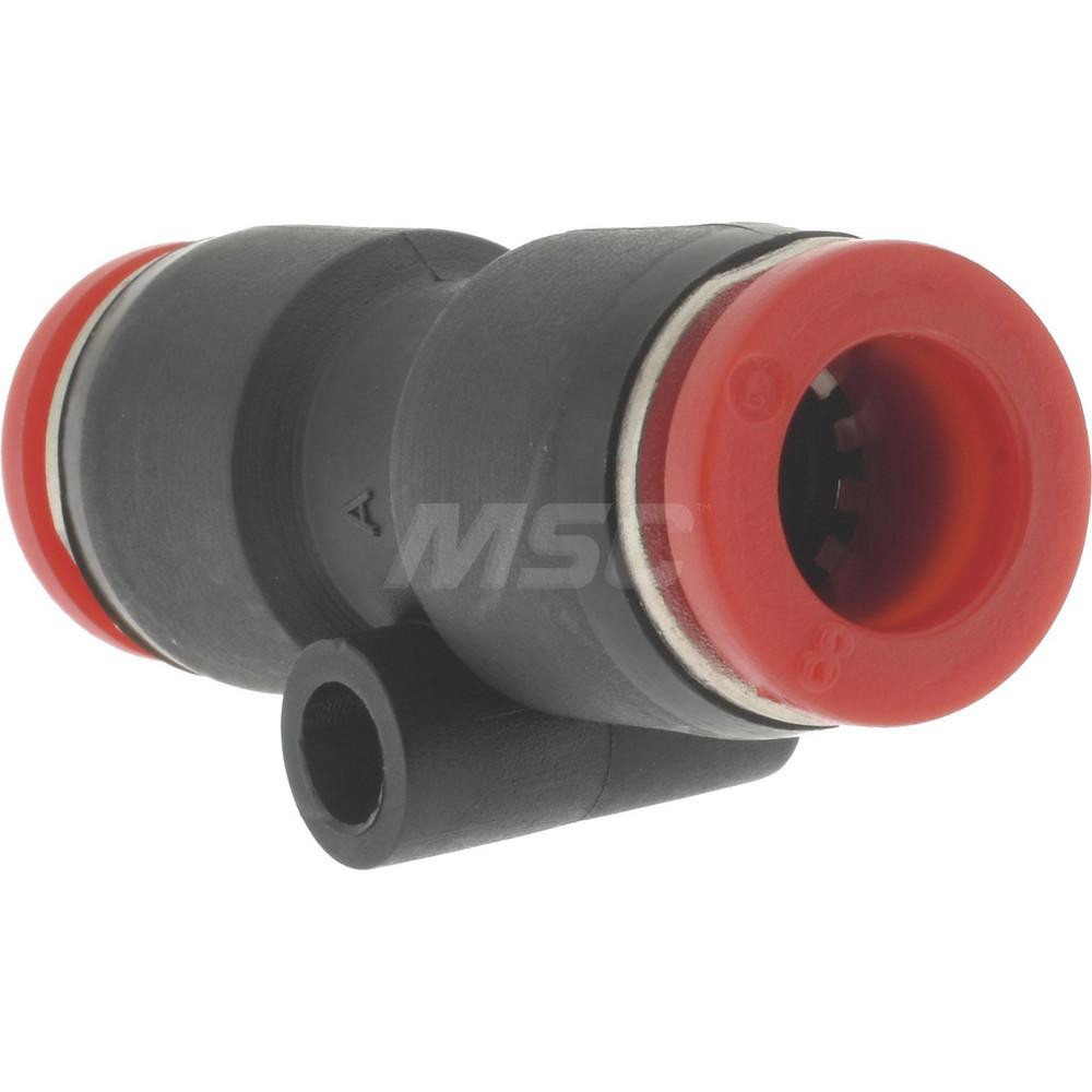 Norgren Push-to-Connect Tube x Tube Fitting: Union, 8.00 mm OD - C00200800