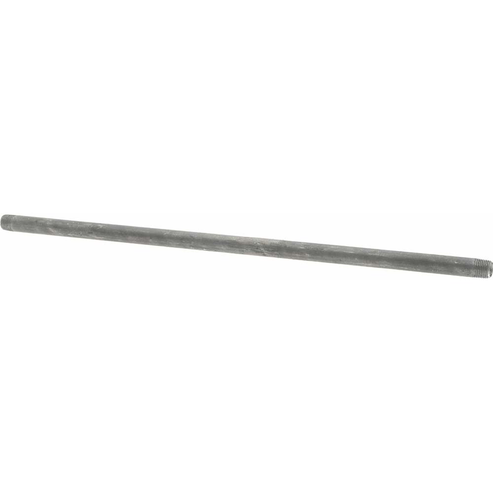 Value Collection Black Pipe Nipple: 1/8" Dia x 12" Long, Schedule 40 - NB01120