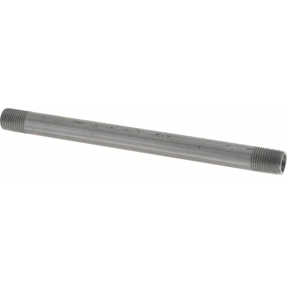 Value Collection Black Pipe Nipple: 1/8" Dia x 12" Long, Schedule 40 - NB01120