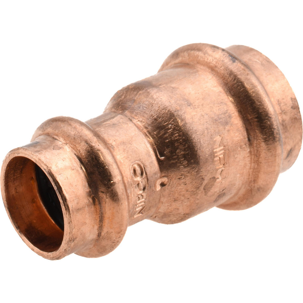 NIBCO Wrot Copper Pipe Reducer: 3/4" x 1/2" Fitting, P x P, Press Fitting, Lead Free - 9001300PC