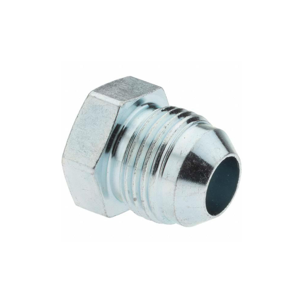 Parker Steel Flared Tube Plug: 1/2" OD, 37 deg Flared Angle - KP70948