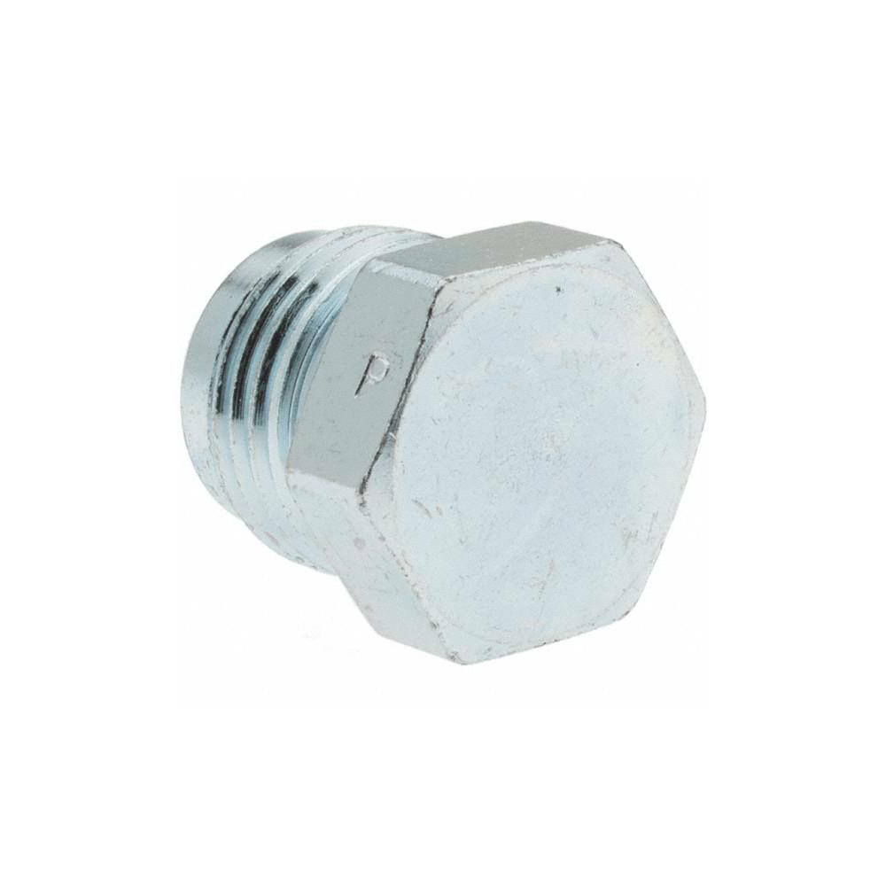 Parker Steel Flared Tube Plug: 1/2" OD, 37 deg Flared Angle - KP70948