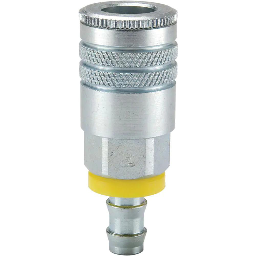 Parker Pneumatic Hose Coupling: 3/8" Body Dia, Industrial Interchange - 24-5BP-787