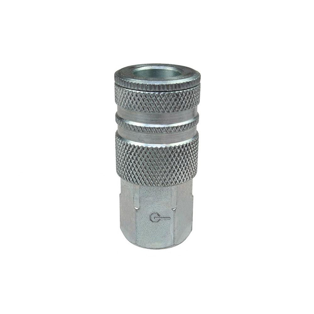 Parker Pneumatic Hose Coupling: 3/8" Body Dia, Industrial Interchange - 24-5BP-787