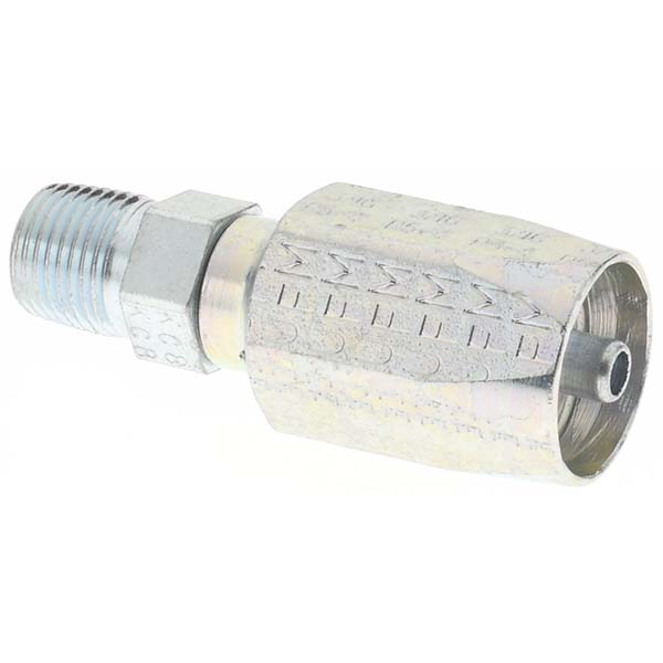 Parker 5 Piece, 1/8 NPT, Steel Reusable Hose Male Fitting - BDKP61655