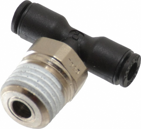 Legris Push-to-Connect Fitting: Male Branch Tee, NPT, 5/32" OD - 3108 04 14