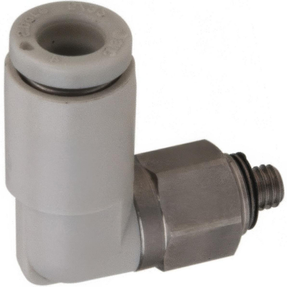 SMC PNEUMATICS Push-to-Connect Push-to-Connect Fitting: Elbow, M3x0.5 Thread, 4.00 mm OD - KQ2L04-M3G