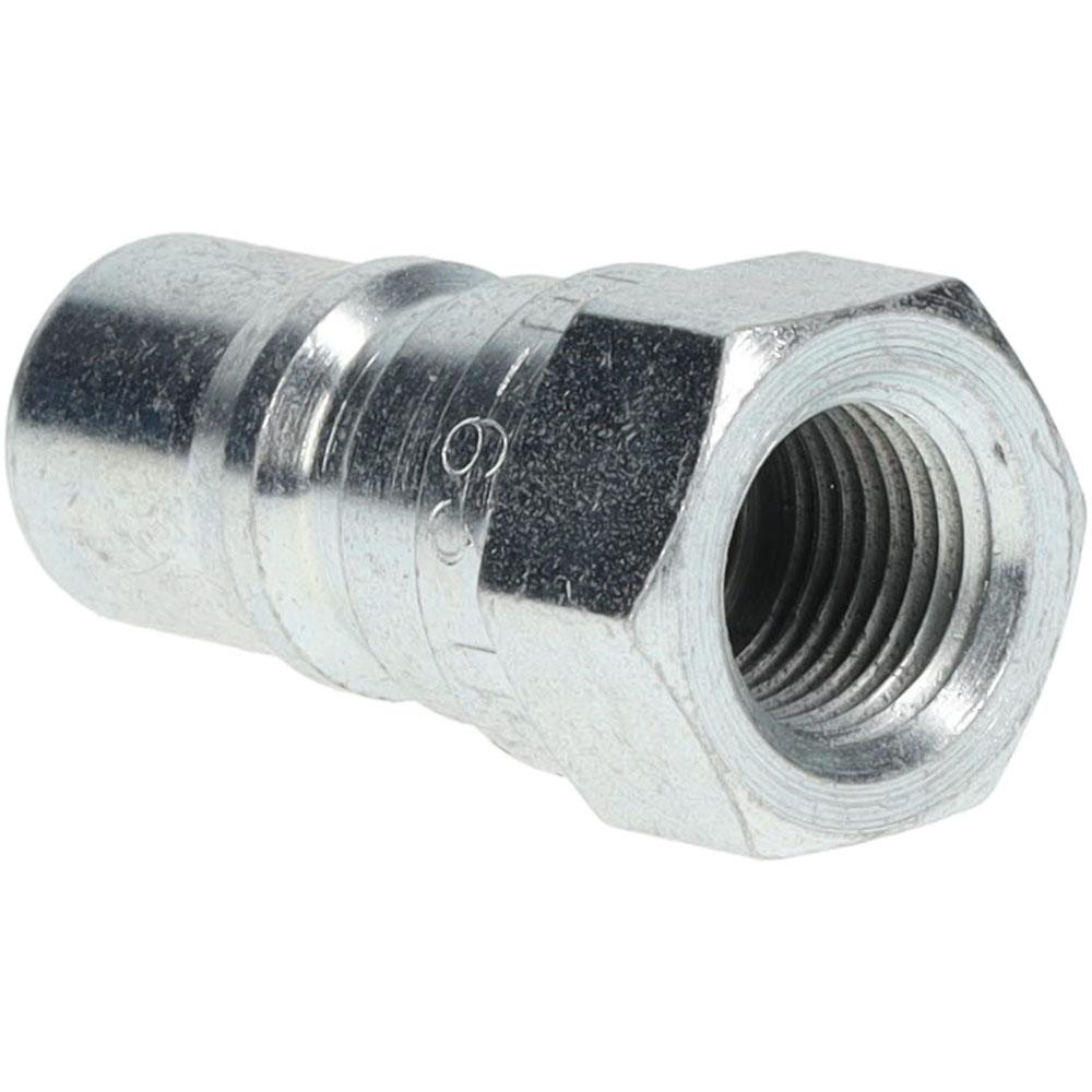 Parker Hydraulic Hose Female Pipe Rigid Fitting: 1/8", 1/8", 5,000 psi - H1-62