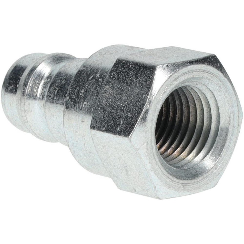 Parker Hydraulic Hose Female Pipe Rigid Fitting: 1/8", 1/8", 5,000 psi - H1-62
