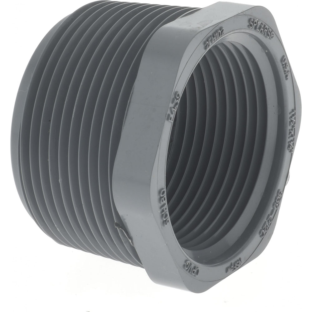 Value Collection 1-1/2 x 1-1/4" CPVC Plastic Pipe Bushing - 837-212C