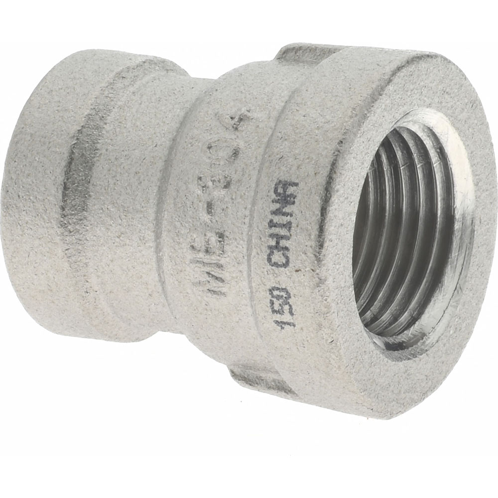 Merit Brass Pipe Reducer: 3/8 x 1/4", 304 Stainless Steel - K412-0604