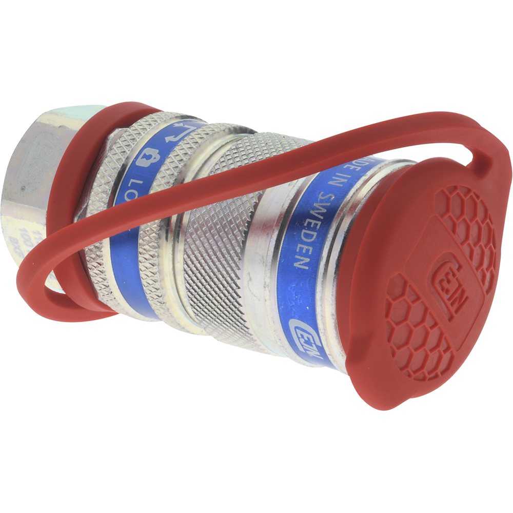 CEJN Pneumatic Hose Coupling: 1/4" Thread, 1/4" Body Dia, Asian Interchange - 10 315 5402