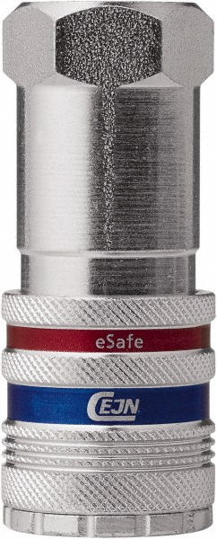 CEJN Pneumatic Hose Coupling: 1/4" Thread, 1/4" Body Dia, Asian Interchange - 10 315 5402