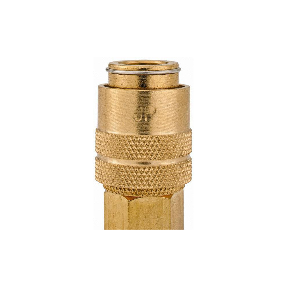 Value Collection Pneumatic Hose Coupling: 1/4" Thread, 1/4" Body Dia, Industrial Interchange - 2312572511-4