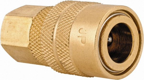 Value Collection Pneumatic Hose Coupling: 1/4" Thread, 1/4" Body Dia, Industrial Interchange - 2312572511-4