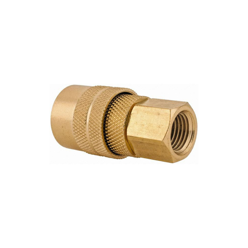 Value Collection Pneumatic Hose Coupling: 1/4" Thread, 1/4" Body Dia, Industrial Interchange - 2312572511-4