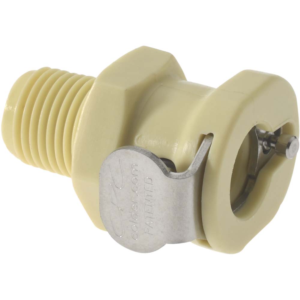 CPC Colder Products 1/8" Nominal Flow, 1/4" ID, Male, Elbow Hose Barb-Male Plug - PMCD230412