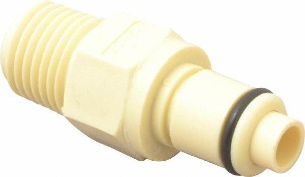 CPC Colder Products 1/8" Nominal Flow, 1/4" ID, Male, Elbow Hose Barb-Male Plug - PMCD230412