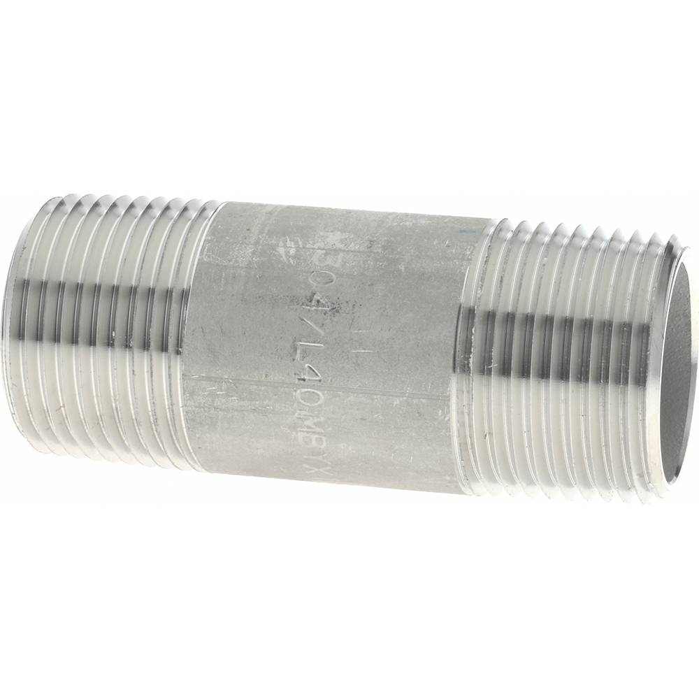 Merit Brass Pipe Tee: 1/2", 304 Stainless Steel - K406-08